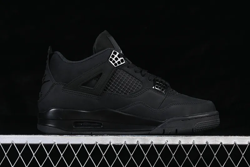 All categories Air Jordan Jordan series basketball shoes Air Jordan 4 TG version Air Jordan 4 Retro "Black Cat" AJ4 Joe 4 new black cat FV5029-010